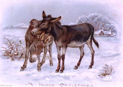 Photo of "THE DONKEYS' CHRISTMAS MESSAGE" by  ANONYMOUS