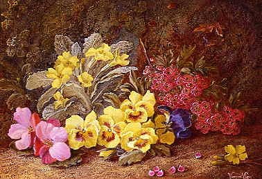 Photo of "PANSIES AND PRIMROSES" by VINCENT CLARE