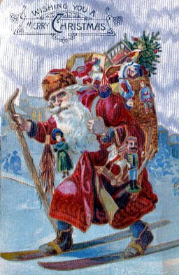 Photo of "SANTA ON SKIS" by  ANONYMOUS