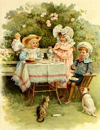 Photo of "A SUMMER TEA PARTY" by  ANONYMOUS