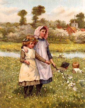 Photo of "MAY FLOWERS FROM ""DAISY DAYS""" by VICTORIAN ANONYMOUS