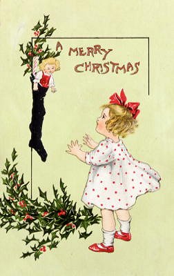 Photo of "THE CHRISTMAS STOCKING (GIRL IN SPOTTY DRESS)" by  ANONYMOUS