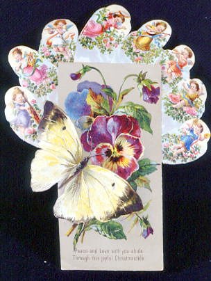 Photo of "PEACE AND LOVE WITH YOU ABIDE.... (BUTTERFLY/PANSY)" by  ANONYMOUS