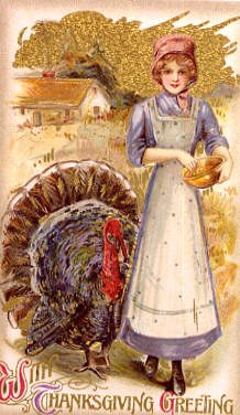 Photo of "WITH THANKSGIVING GREETING" by (DATES NOT KNOWN) ANONYMOUS