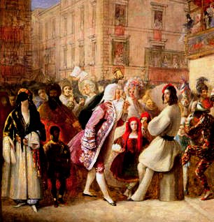 Photo of "A ROMAN CARNIVAL" by FRENCH SCHOOL ANONYMOUS