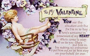 Photo of "TO MY VALENTINE" by  ANONYMOUS