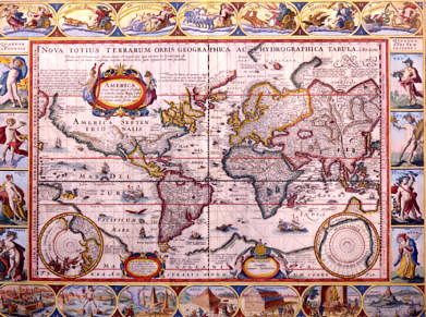 Photo of "NOVA TOTIUS TERRARUM ORBIS GEOGRAPHICA ET HYDROGRAPHICA" by JOHANNES JANSON