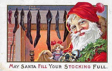 Photo of "MAY SANTA FILL YOUR STOCKING FULL" by  ANONYMOUS