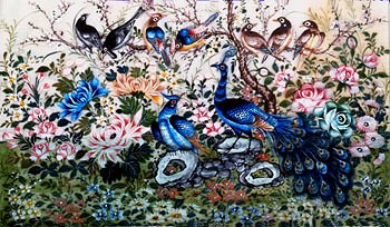 Photo of "PEACOCKS AND FLOWERS" by CHINESE SCHOOL ANONYMOUS