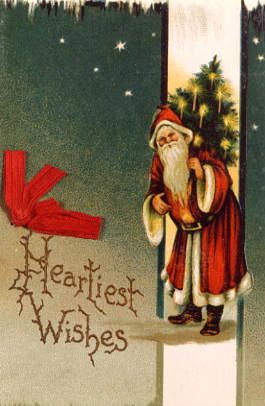 Photo of "HEARTIEST WISHES FROM FATHER CHRISTMAS." by  ANONYMOUS