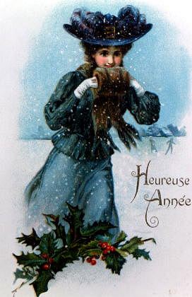 Photo of "HEUREUSE ANNEE." by  ANONYMOUS