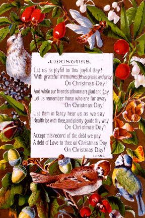 Photo of "CHRISTMAS- LET US BE JOYFUL ON THIS JOYFUL DAY." by  ANONYMOUS