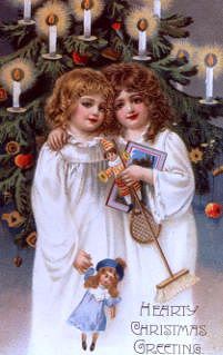 Photo of "HEARTY CHRISTMAS GREETING." by VICTORIAN ILLUSTRATION ANONYMOUS