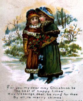 Photo of "FOR YOU, MY DEAR, MAY CHRISTMAS BE THE BEST OF HAPPY TIMES." by  ANONYMOUS