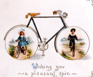 Photo of "WISHING YOU A PLEASANT SPIN." by  ANONYMOUS