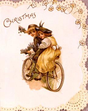 Photo of "CHRISTMAS, ON A BIKE" by  ANONYMOUS