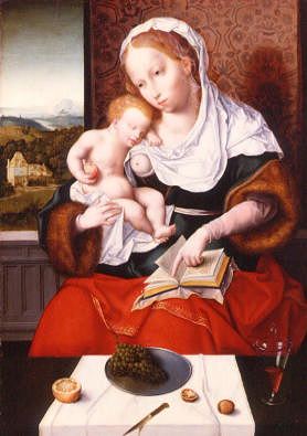 Photo of "MADONNA WITH ST. JOSEPH ADORING THE CHILD" by FLORENTINE ANONYMOUS