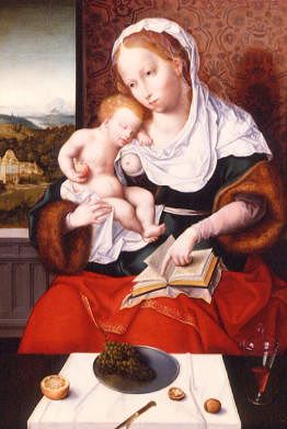 Photo of "VIRGIN AND CHILD" by FLEMISH SCHOOL ANONYMOUS