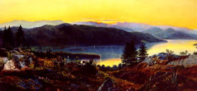 Photo of "WINDERMERE." by JOHN ATKINSON GRIMSHAW