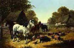 Photo of "FARMYARD SCENE" by JOHN FREDERICK HERRING