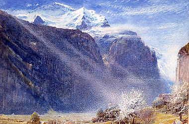 Photo of "LAUTERBRUNNEN, SWITZERLAND, 1911" by ALBERT GOODWIN